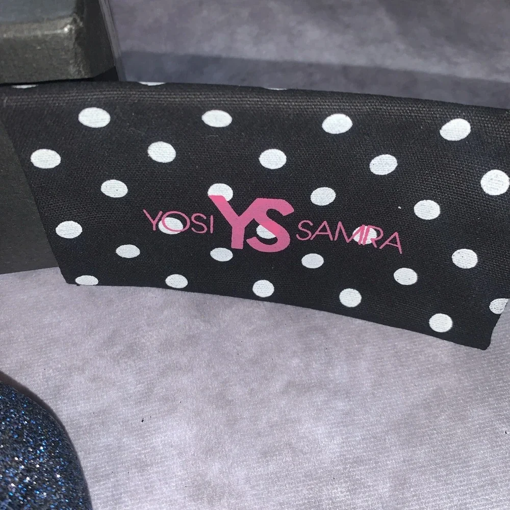 Yosi Samra Little Girl Shoes Size 6C Blue Ballet Flats Sapphire Sammie Run Small